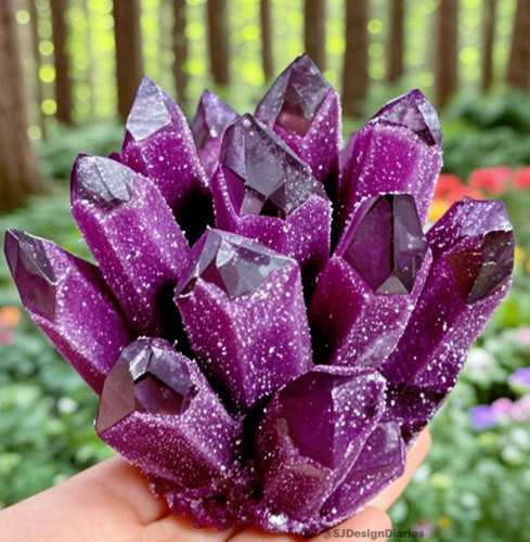 Natural amethyst ghost phantom - natural,